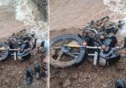 Khed Heavy rain hits | शेलू पुलावरून दुचाकीसह व्यक्ती वाहून गेली; शोधमोहीम सुरू, रस्ता वाहतुकीसाठी बंद