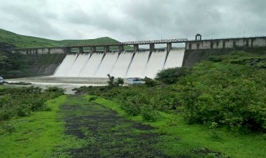 कळमोडी धरणातून अराळा नदीत पाणी सोडले