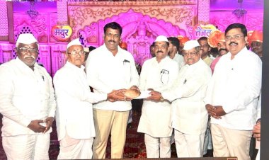 लग्नातील अनावश्यक खर्चाला फाटा ; तरस परिवाराकडून मंदिर उभारणीसाठी एक लाख देणगी