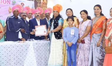 राज्यस्तरीय यशवंत गौरव पुरस्कारने सरपंच पुजा बुट्टेपाटील सन्मानित