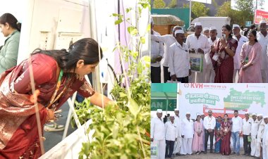Kisan Agriculture Exhibition | दीप्ती प्रसाद भोगाडे यांच्या पुढाकाराने रेटवडी-वाफगाव गटातील हजारो शेतकऱ्यांना 'किसान कृषी प्रदर्शन २०२५' ची भेट