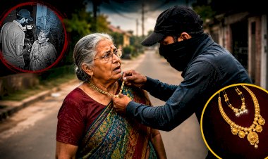 Crime Robbery | तंबाखूची पुडी मागण्याचा बहाणा; वृद्ध महिलेच्या गळ्यातील साडेतीन तोळ्यांचे दागिने लंपास