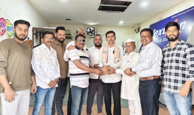 विक्रमी मतांनी विजयी झालेल्या काळुराम गाडे यांचा राधे फाउंडेशन वतीने सत्कार