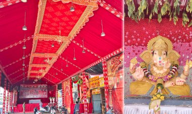 राजगुरूनगरच्या ‘योगेश्वर ग्रुप’चा भव्य मंडप ठरतोय आकर्षणाचा केंद्रबिंदू; ‘सर्किट नाना लाईव्ह शो’ची रंगणार हास्याची मेजवानी
