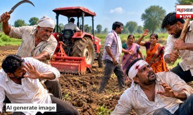 Yelawadi Land Dispute Assault | येलवाडीत शेतजमिनीच्या वादातून शेतकरी व भावाला मारहाण; कोयत्याने डोक्यावर वार