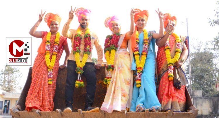 चांडोली ग्रामपंचायतीच्या सरपंचपदी आरती डोळस तर उपसरपंचपदी रुपेश ताये