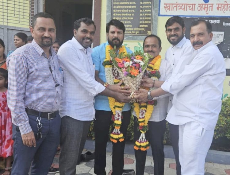 संतोषनगर ग्रामपंचायतच्या उपसरपंचपदी प्रशांत कड यांची बिनविरोध निवड