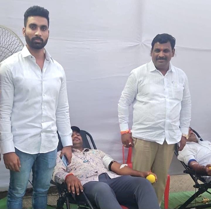 राजगुरुनगर येथे रक्तदान शिबिर संपन्न