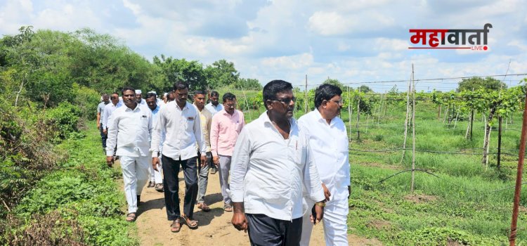 जालना जिल्ह्यातील कडवंची गावाला खेड तालुक्यातील शेतकऱ्यांनी दिली भेट