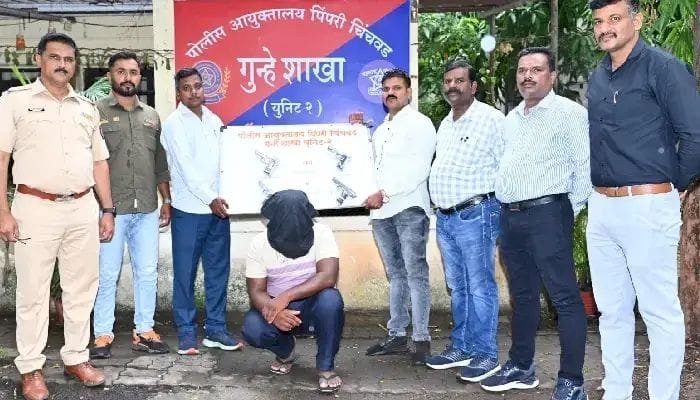 Pimpari Chinchwad | मध्यप्रदेश येथून पिस्तूल आणून गुन्हेगारांना विकणाऱ्या दोघांना अटक