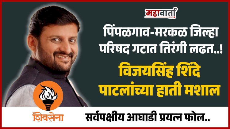 Khed zp Election | पिंपळगाव-मरकळ जिल्हा परिषद गटात तिरंगी लढत ! विजयसिंह शिंदे पाटलांच्या हाती मशाल